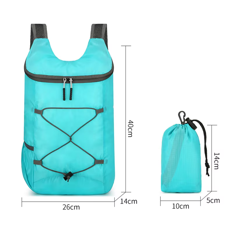 Sac à dos pliable ultraléger 1 pièce pour voyage et Camping