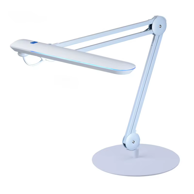 Base Ronde Entièrement Métallique pour Lampe de Travail LED, Accessoire de Lampe de Table Robuste, Lampe d'Atelier de Bijouterie