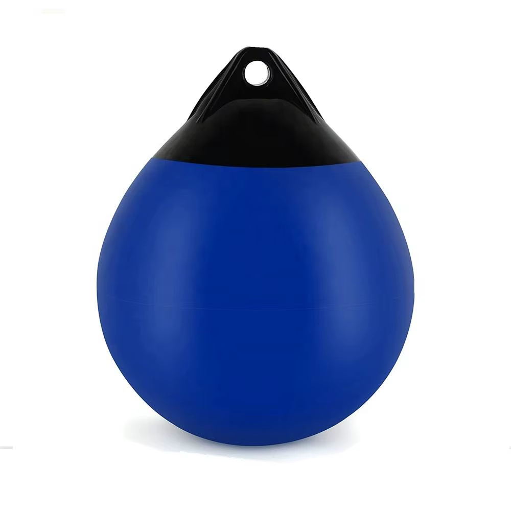 Accessoires de quai maritime pour bateaux : Bouée de marquage série A25, Bouée de protection ronde pour bateau, Bouée d'ancrage sphérique