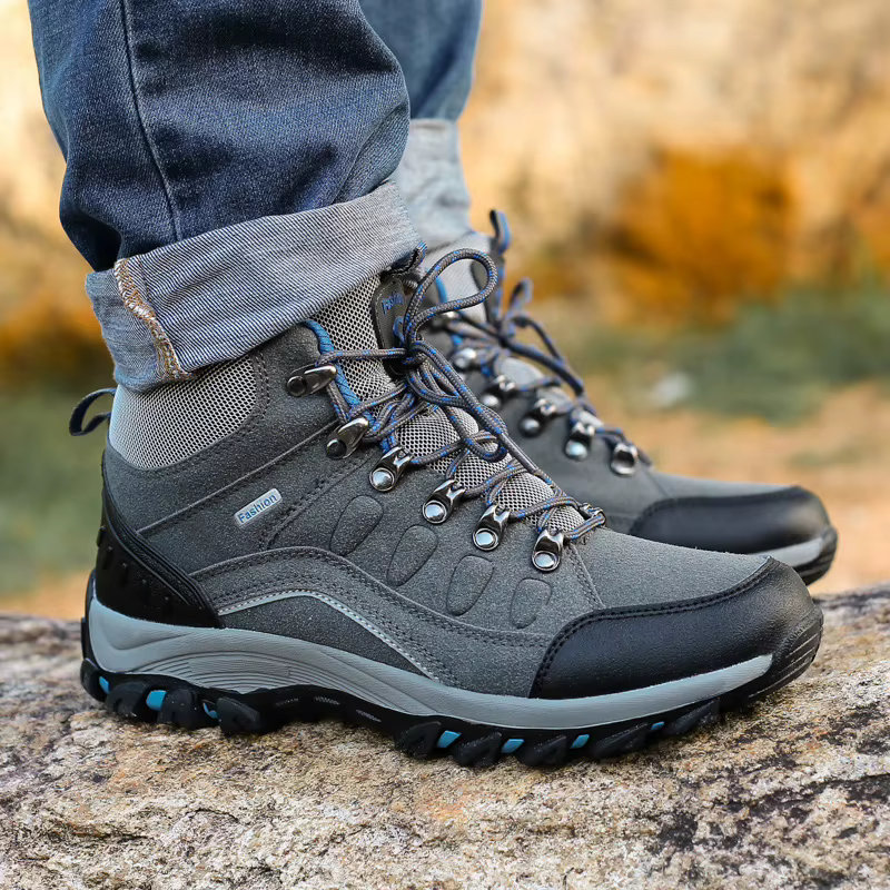 HIKEUP – chaussures montantes en cuir suédé pour homme et femme
