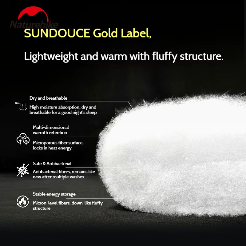 Naturehike Chaud Mujin PRO Momie Sac de Couchage Léger Hommes et Femmes Portable pour Camping En Plein Air Randonnée Alpinisme Voyage