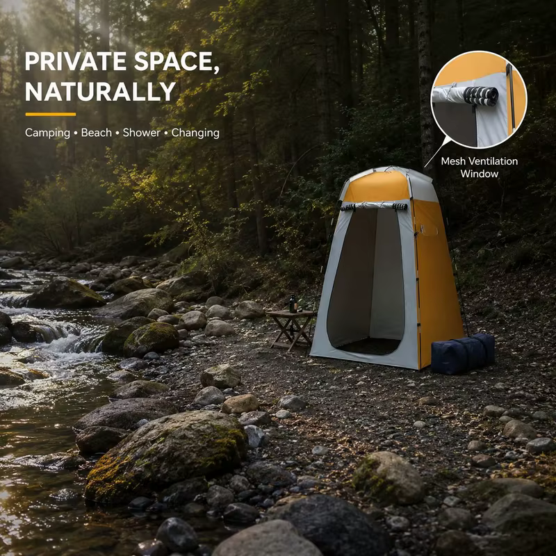 Tente de douche portable