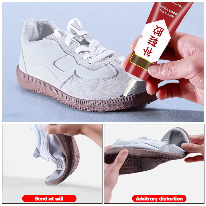 Adhésif fort pour réparation de chaussures