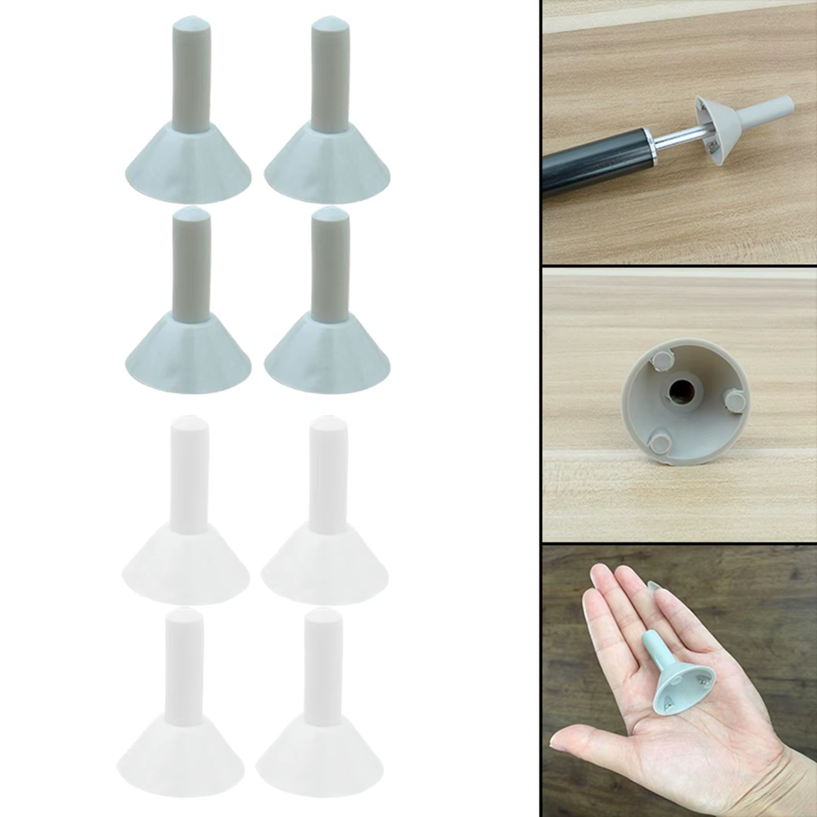 4x capuchons de Protection isolants pour poteau de tente