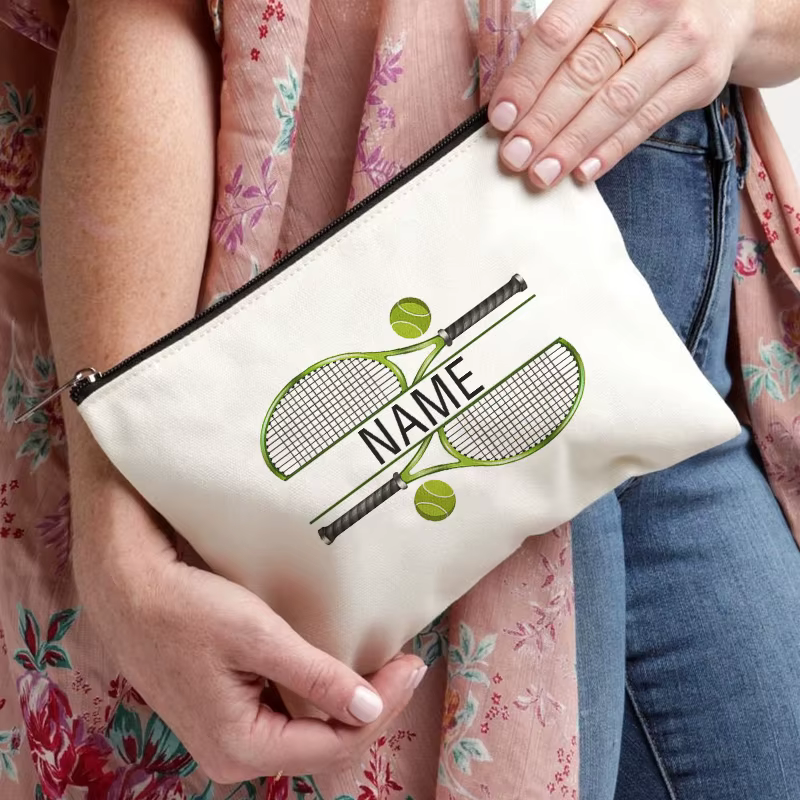 Sac de maquillage personnalisé avec nom personnalisé
