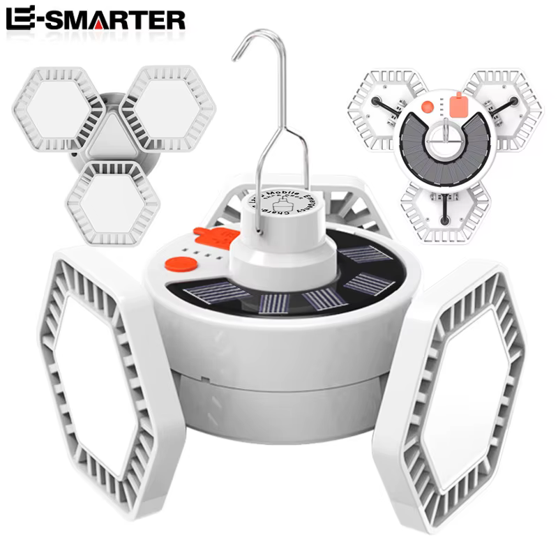 Lampe de camping solaire LED aste