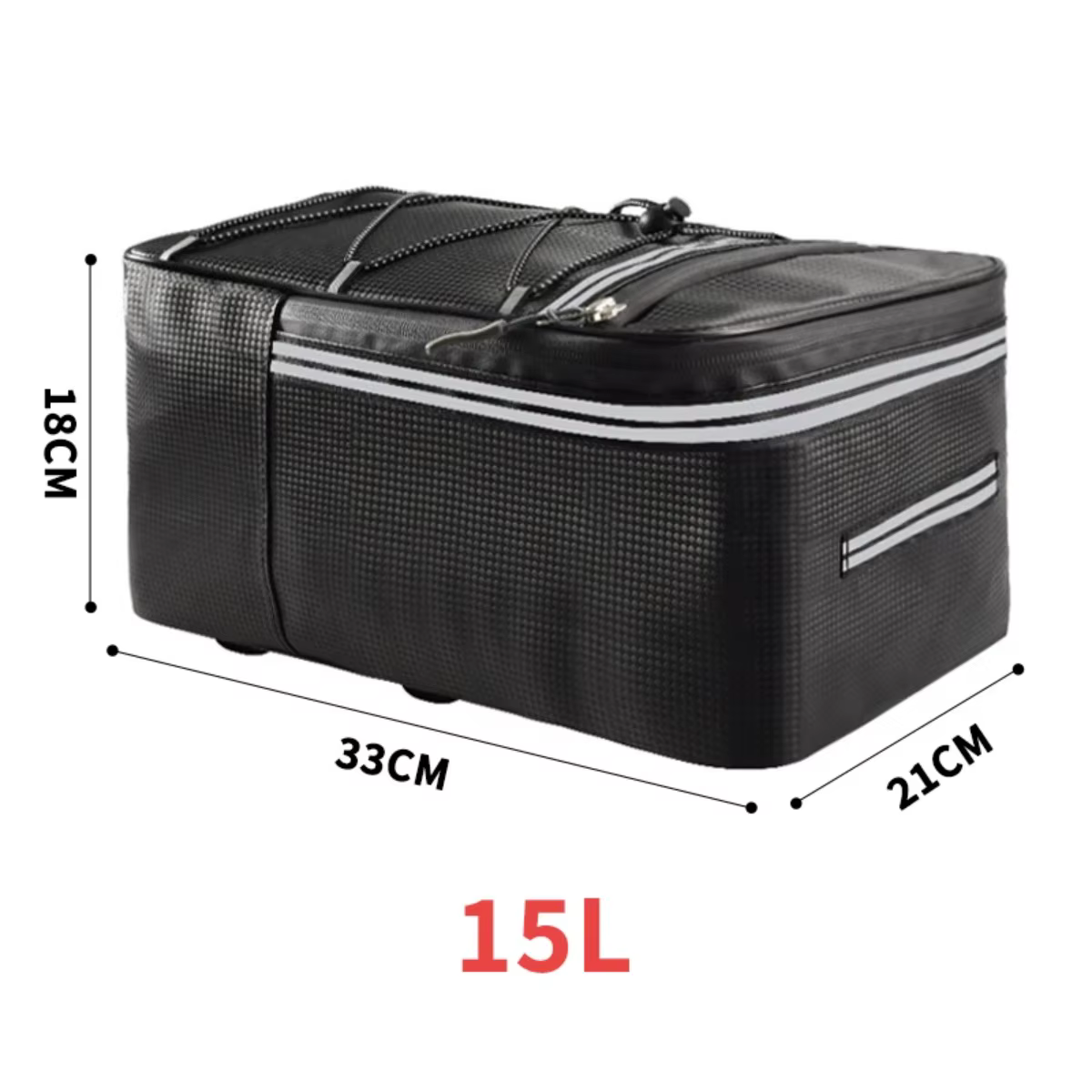 Sac de siège arrière de vélo d'équitation