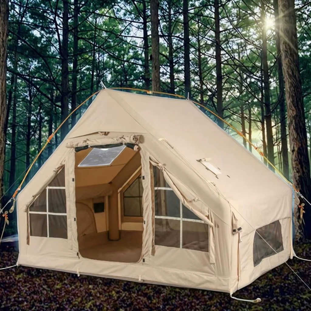 Tente de luxe 3-4 saisons grande capacité pour le glamping familial