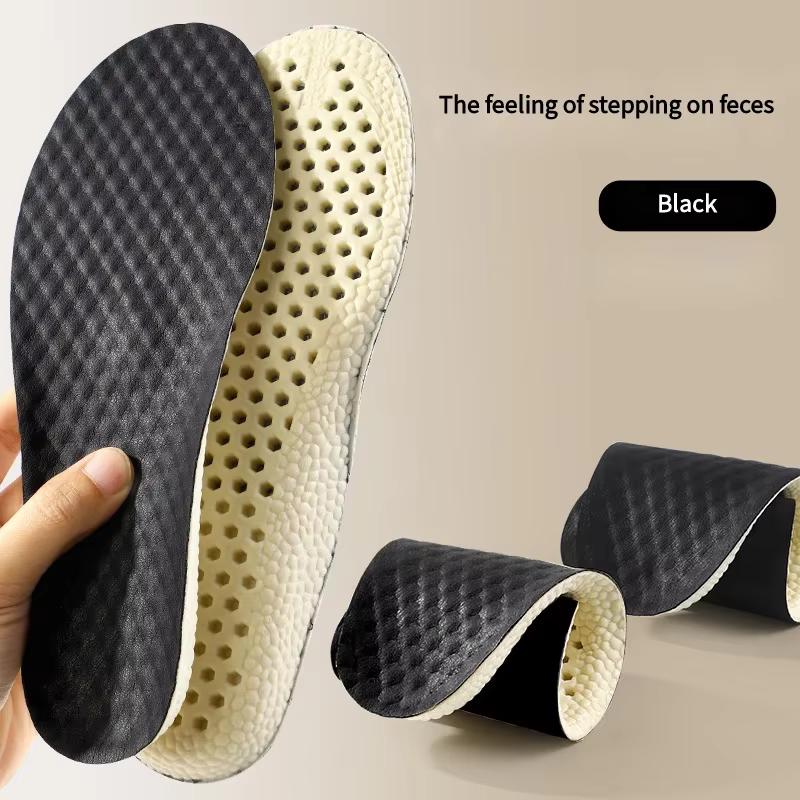 1 paire de semelles intérieures en latex pour chaussures de sport et de loisirs