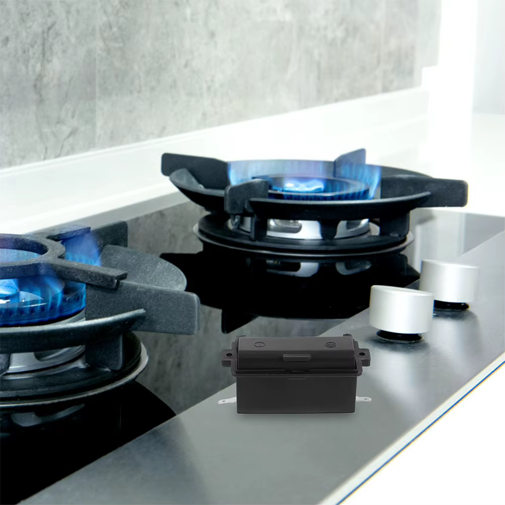 Boîtier de batterie en plastique de remplacement pour plaque de cuisson à gaz, 2 pièces, certifié sécurité, pour cuisinière à gaz encastrée