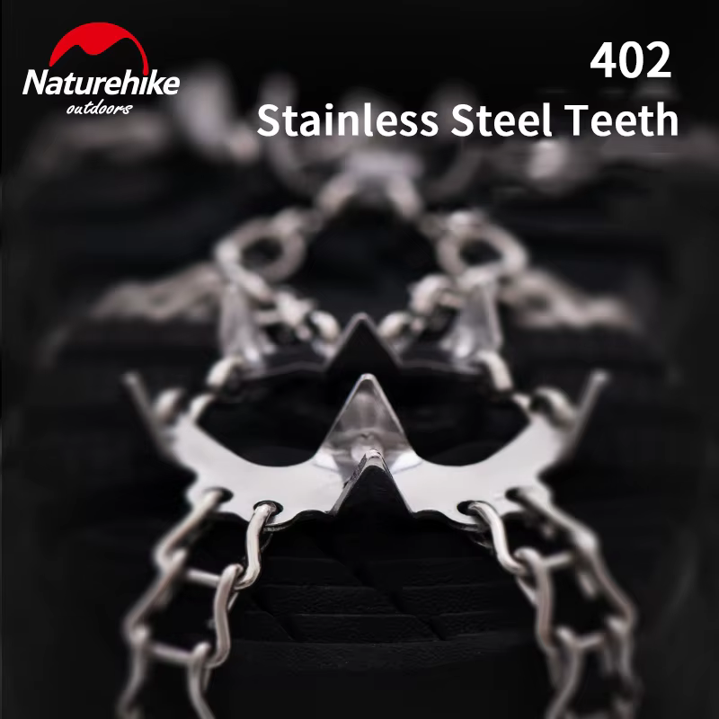 Naturehike Randonnée Crampons Anti Slip Escalade Neige Glace Microspikes