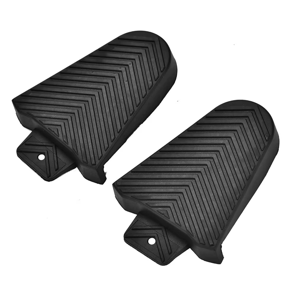 1 paire de couvercles de protection pour taquets en caoutchouc, noirs, confortables, pour crampons de vélo Shimano SPD-SL SH10 SH11 SH12