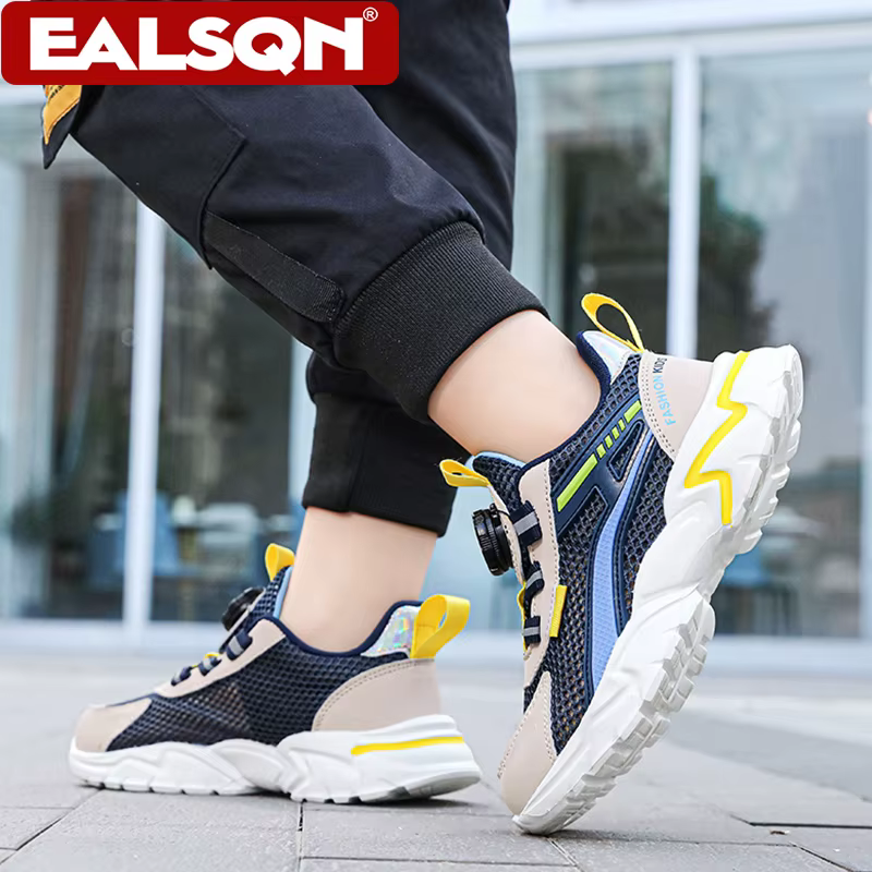 Chaussures de sport pour enfants, chaussures de sport décontractées respirantes en maille pour garçons, baskets de course légères pour étudiants, été