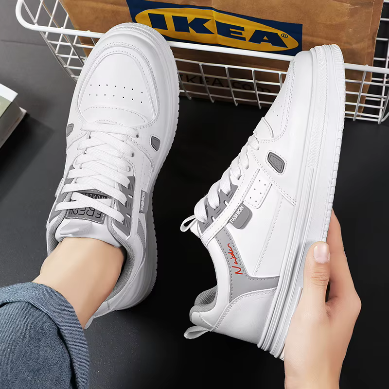 Baskets de sport vulcanisées de luxe pour hommes