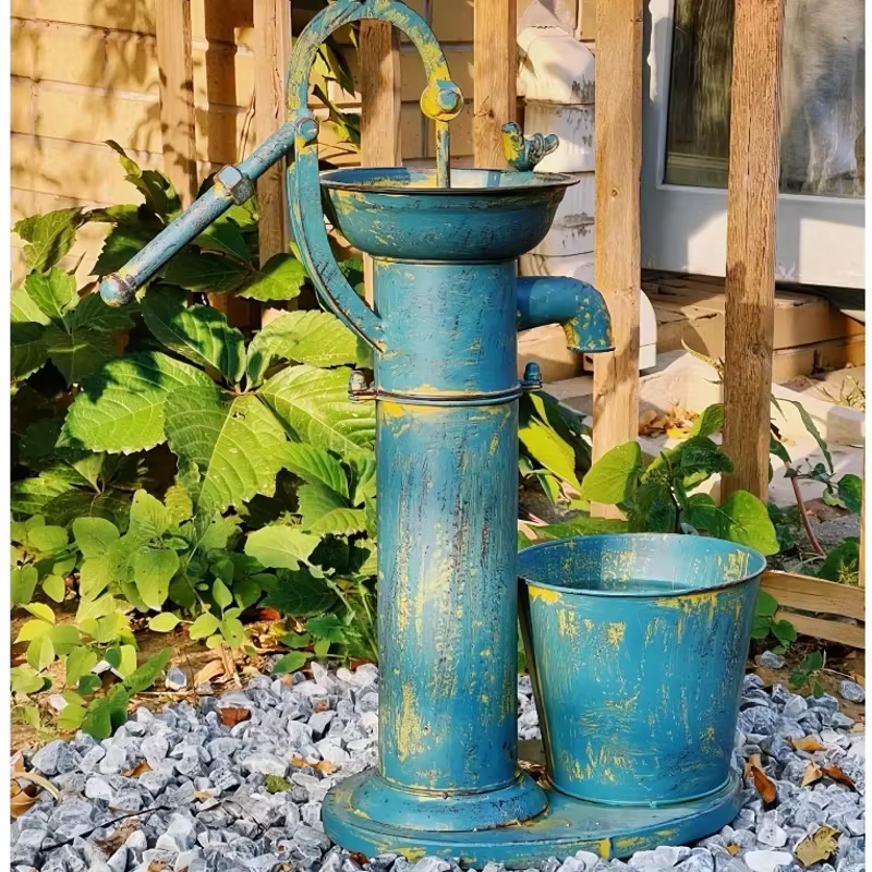 Pots de fleurs d'extérieur du sol au plafond, rétro, support de plantes anciennes, créatif, pression de jardin, puits, balcon, aménagement paysager, décorations en fer
