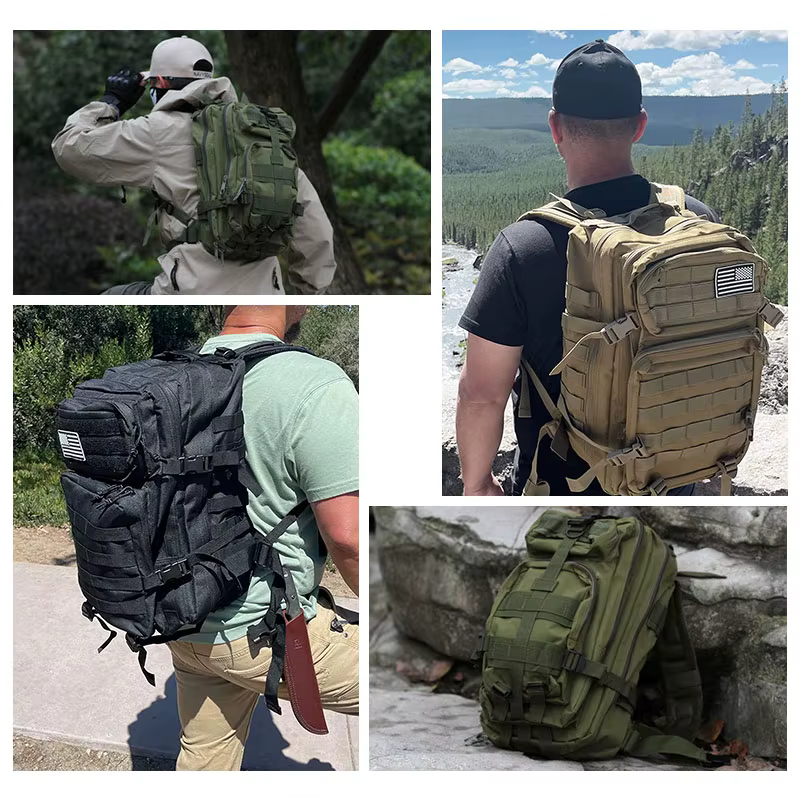 50L sac à dos tactique hommes voyage grande capacité sacs à dos
