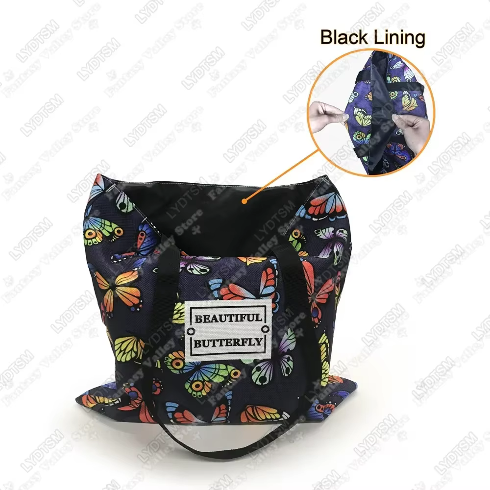 Mignon aquarelle peinture chats imprimer sacs à provisions Kawaii Ragdoll britannique Shorthair chat fourre-tout sac femmes sac à main Shopper sac