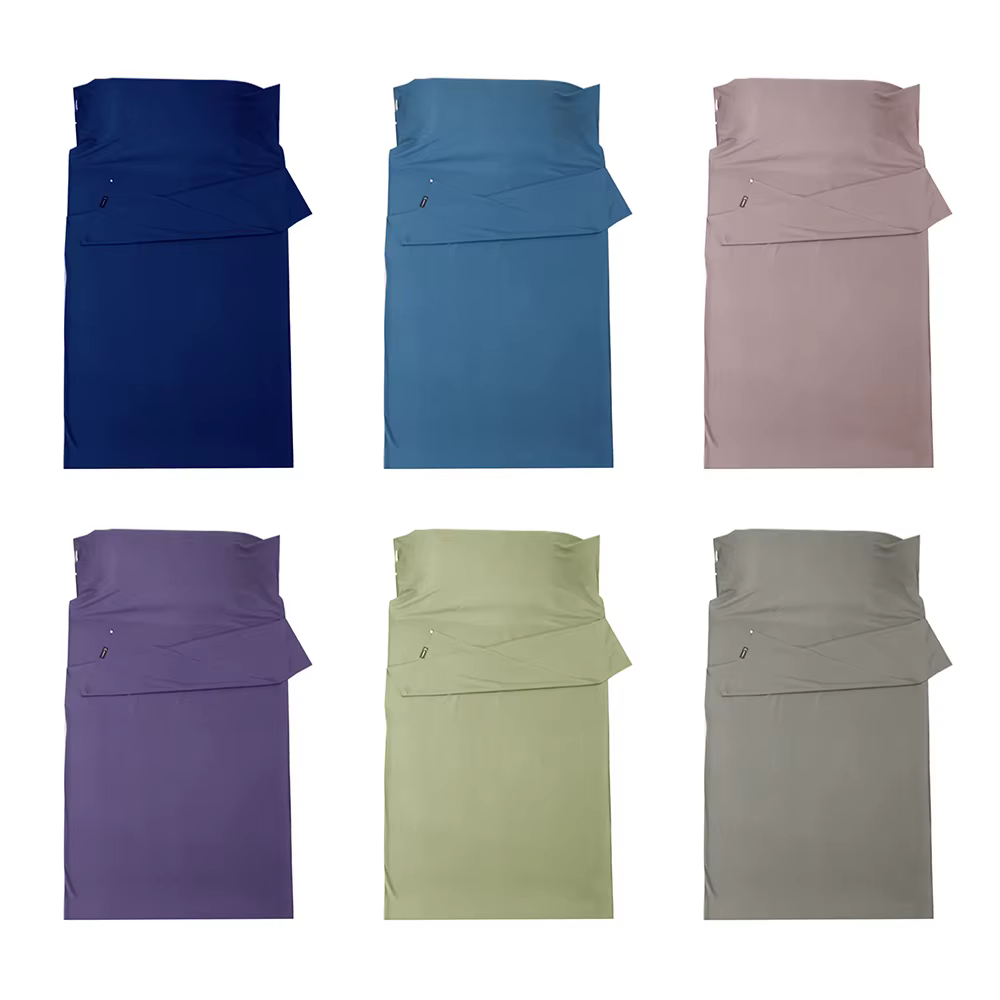 Housse de sac de couchage légère pour camping, hôtel et voyage en extérieur