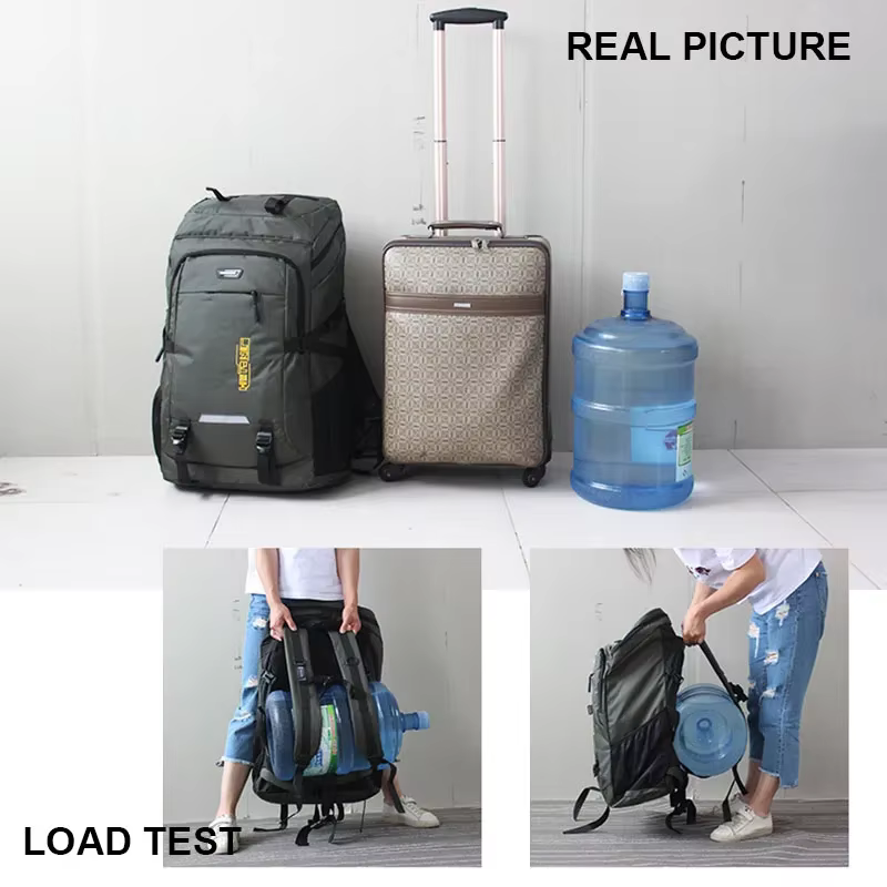 50L/80L sac à dos de voyage de grande capacité hommes femmes sac de bagages classique Sports de plein air sac en Nylon escalade Camping randonnée sacs à dos