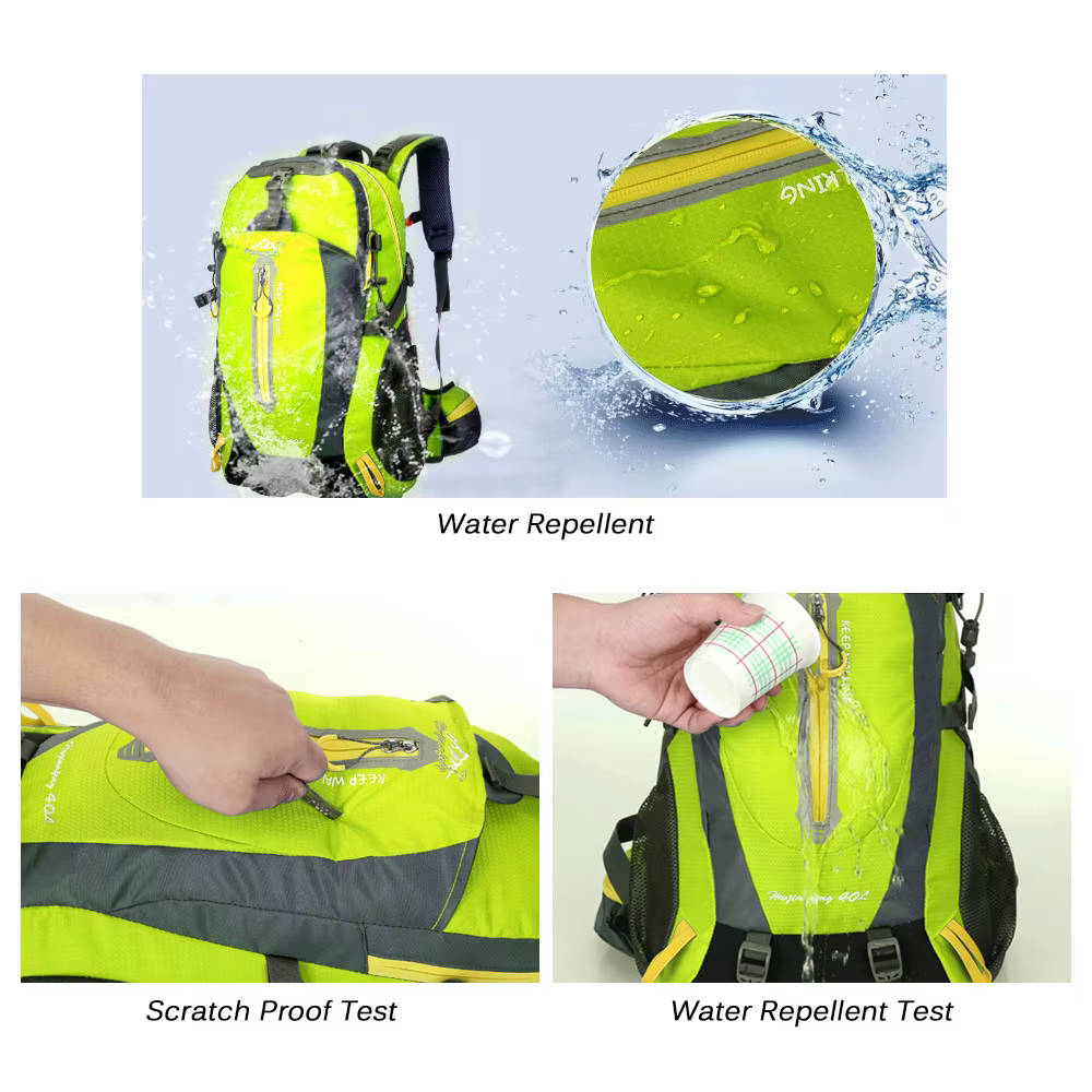40L résistant à l'eau voyage sac à dos Camp randonnée ordinateur portable sac à dos Trekking escalade sacs à dos pour hommes femmes