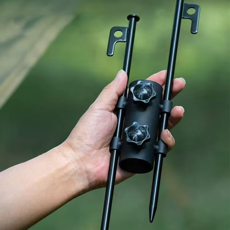 1 pièce Accessoires de fixation pour tente de camping extérieure, pour fixation de bâche, de mât de tente et de tube de support de tige, Outils de camping