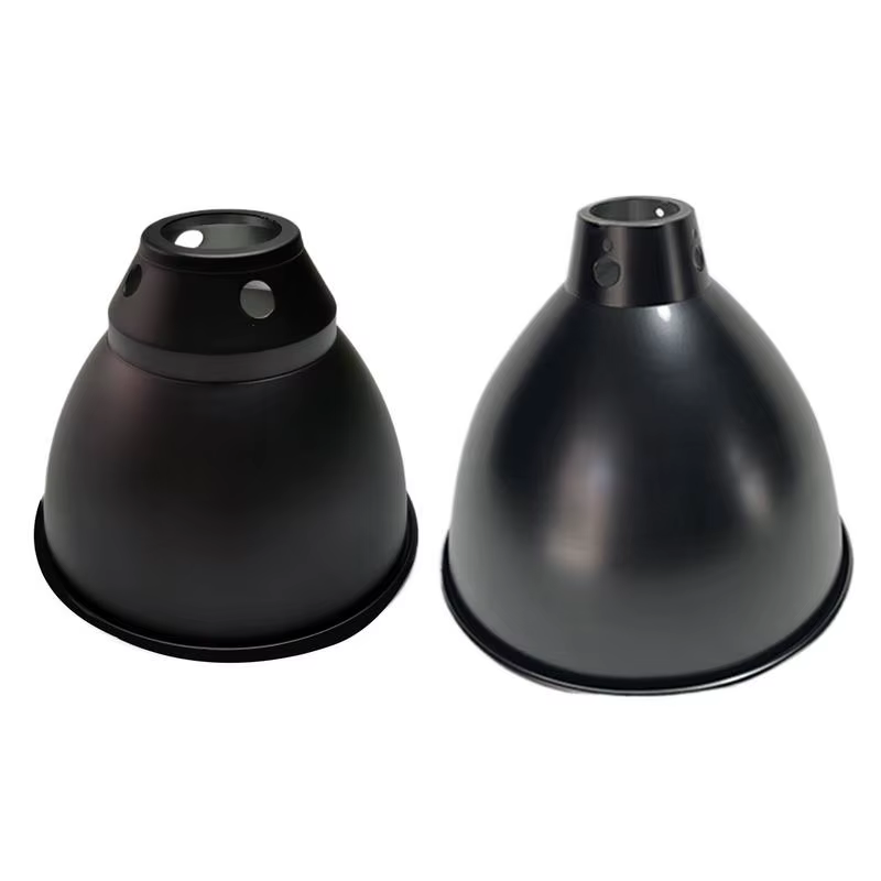 Lampe thermique pour reptiles à dôme profond, réflecteur de lumière UVB, abat-jour en dôme, système d'éclairage pour Terrarium avec réflexion optique