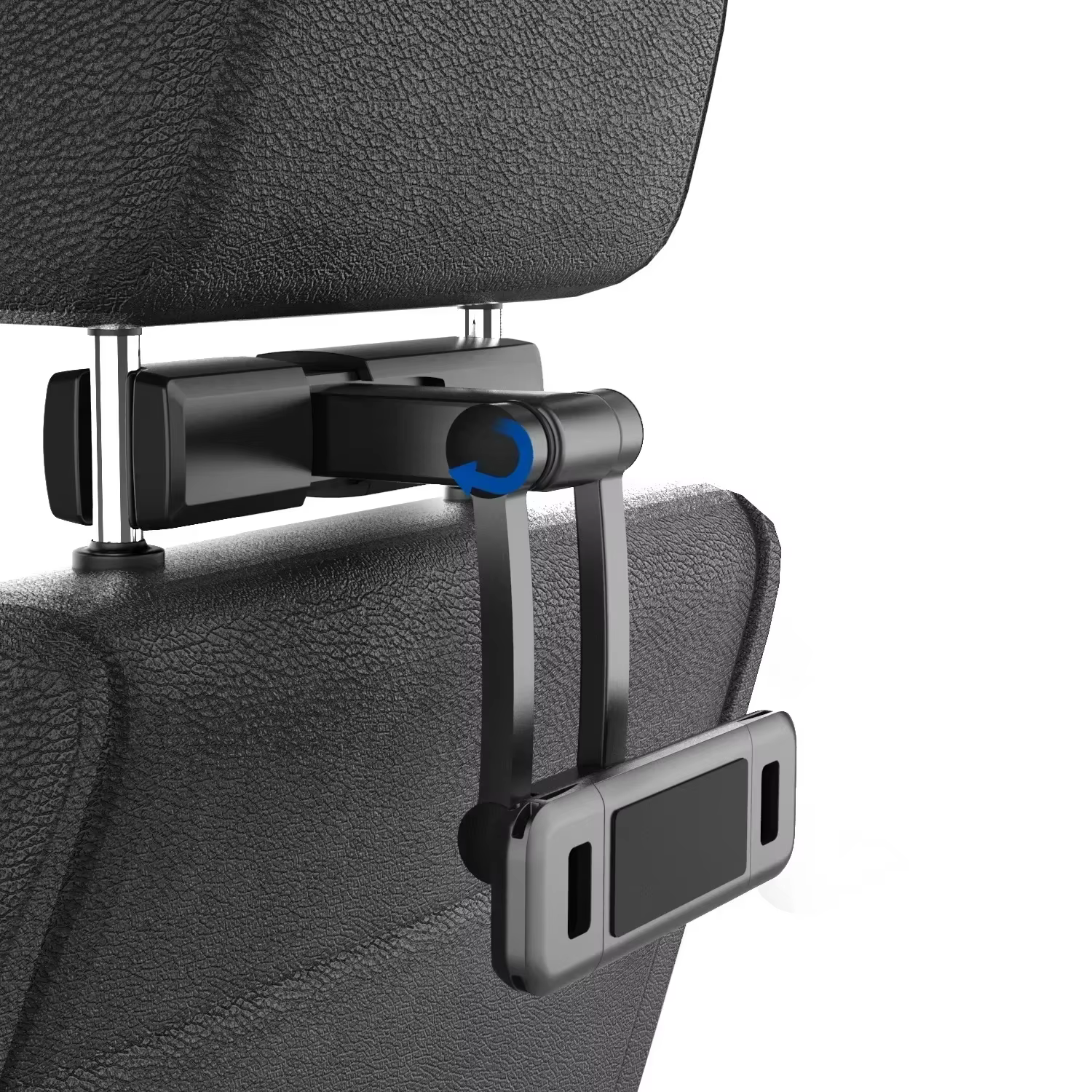 Support de tablette pour appui-tête de voiture, support iPad pour siège arrière, accessoires de voyage, essentiels de voyage sur route pour enfants, convient aux appareils de 4.7 à 12.9 pouces