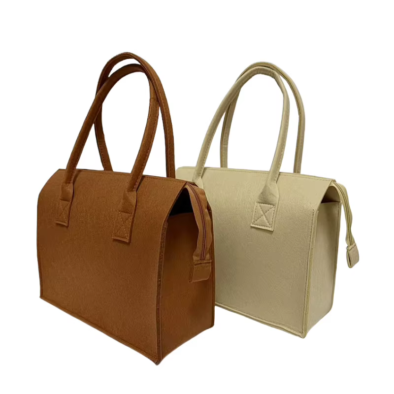 Sac en feutre, petit sac fourre-tout, sac de voyage, sac de shopping, sac en feutre souvenir - Porte-objets écologique et portable pour un usage quotidien