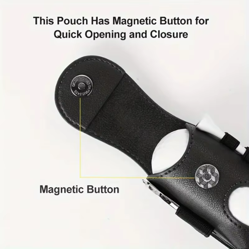Sac de balle de golf avec ceinture de taille, pochette de taille professionnelle pour balle de golf, mini sac de golf portable, design durable et élégant pour les amateurs de golf