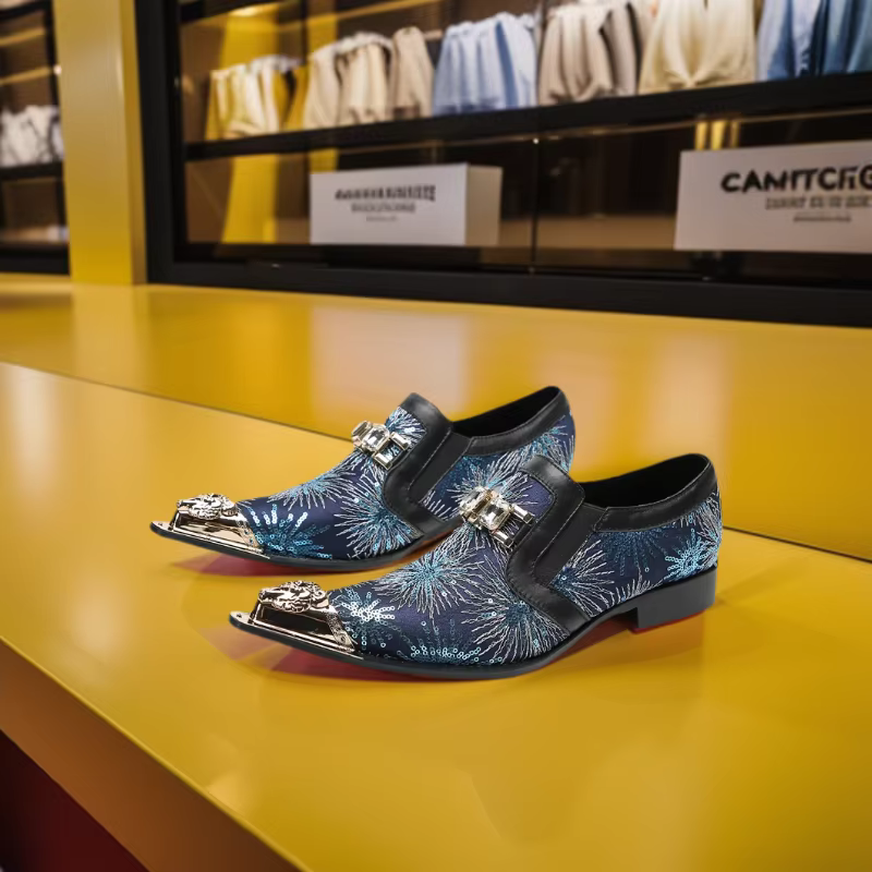 Chaussures de Luxe en Cuir group pour Homme