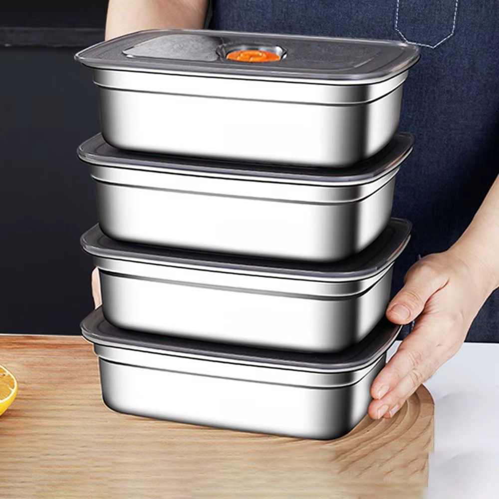 Boîte à déjeuner de Camping en acier inoxydable