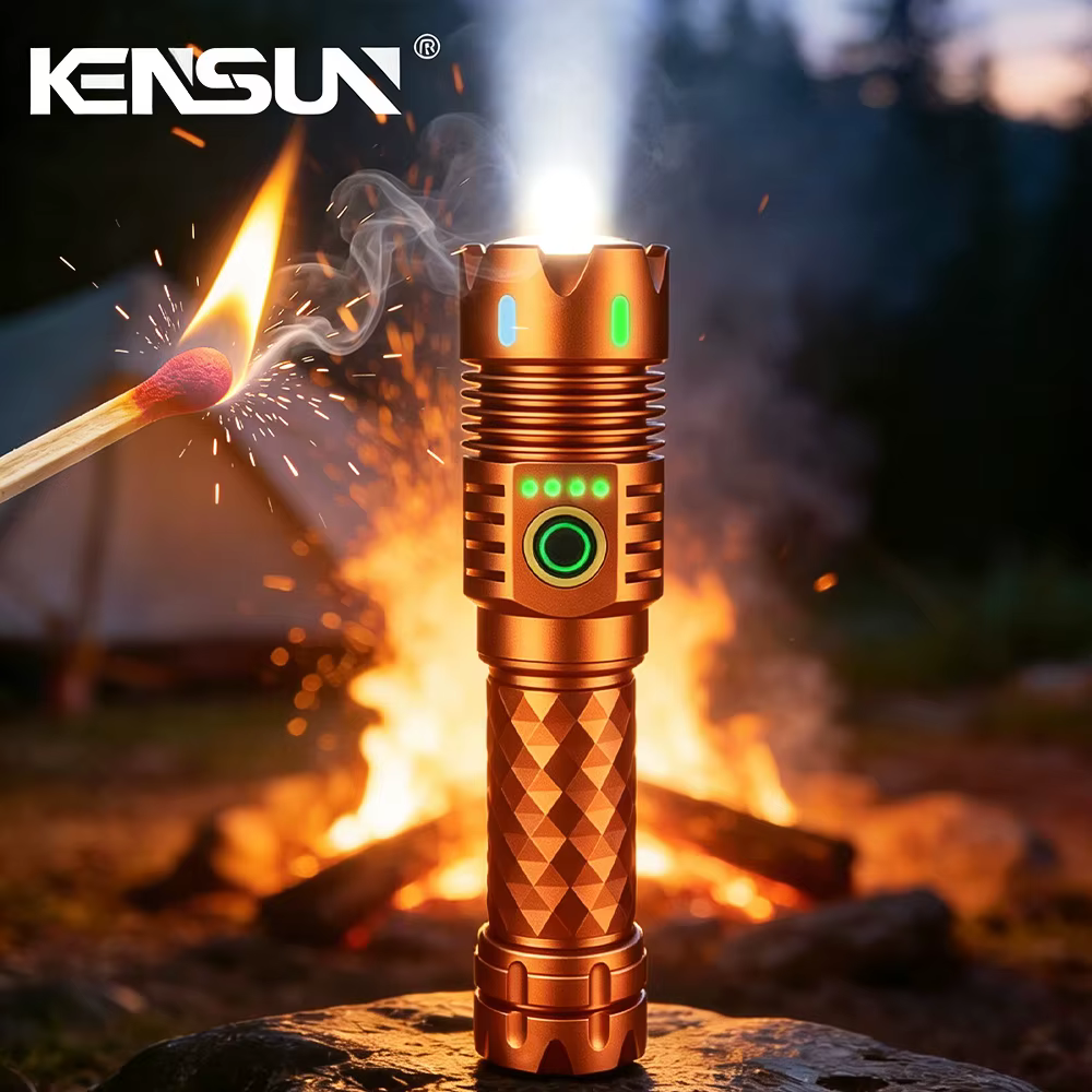 Lampe torche rechargeable haute puissance 4 LED