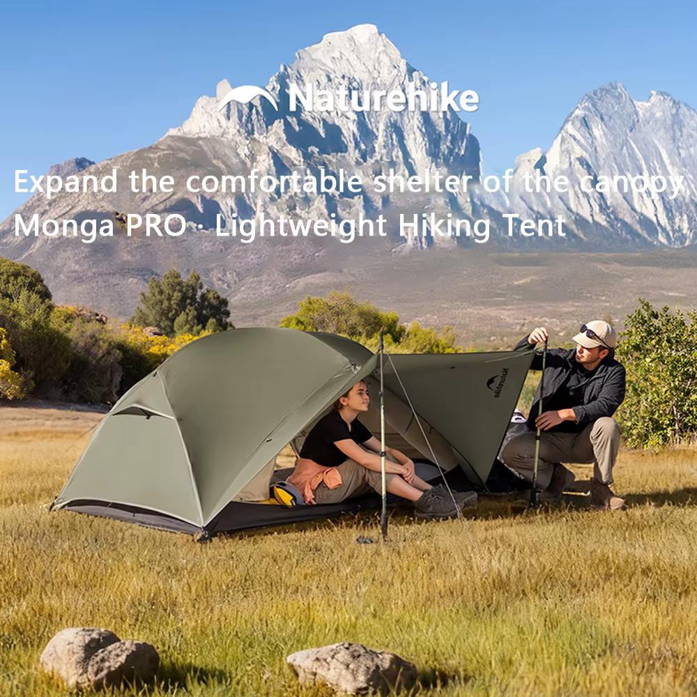 Tente de trekking Naturehike PRO pour 1/2 personnes