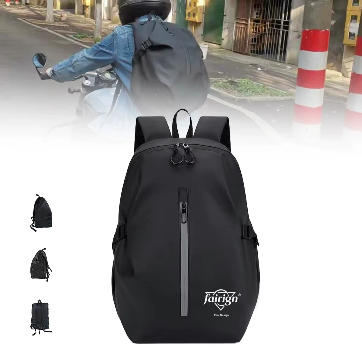 Sac à dos de moto grand format pour motards