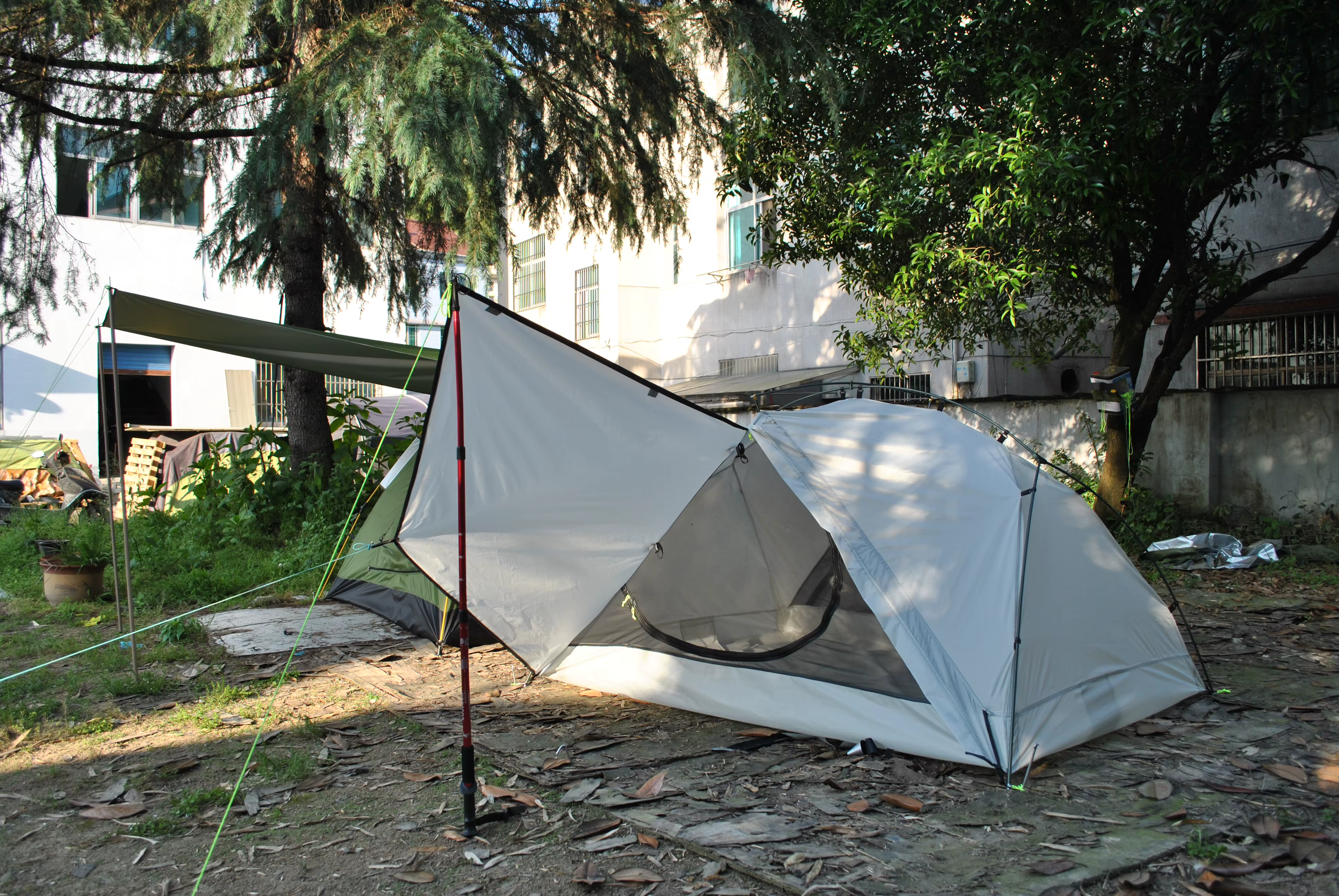 Tentes de camping ultralégères pour 2 personnes avec tapis de sol - Tente