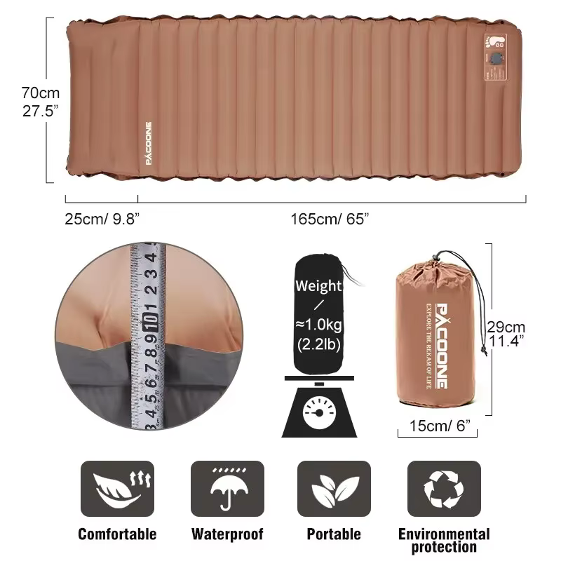 Matelas gonflable pour tente de Camping en plein air