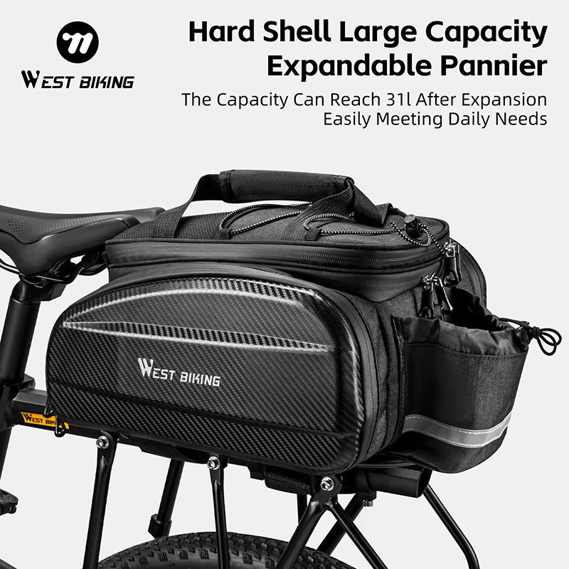 WEST BIKING – sac de vélo étanche en Polyester EVA 17-31l