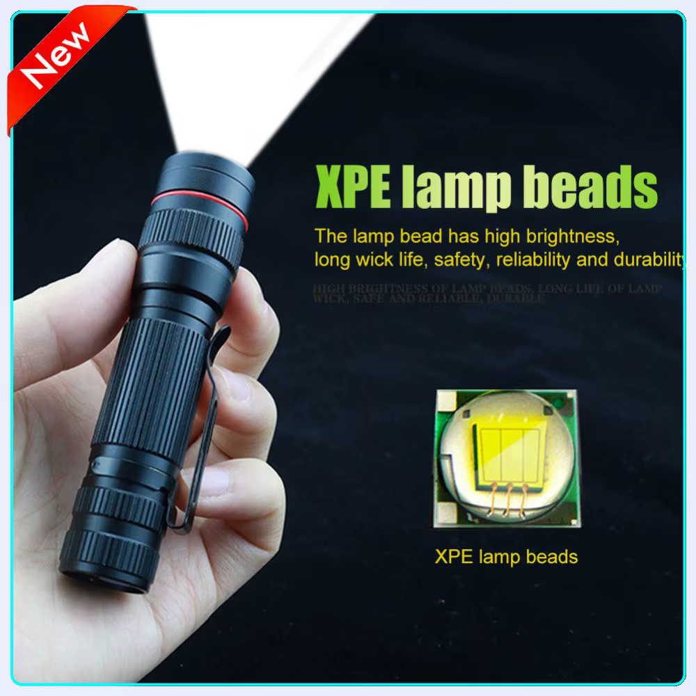 Lampe de poche portative USB charge