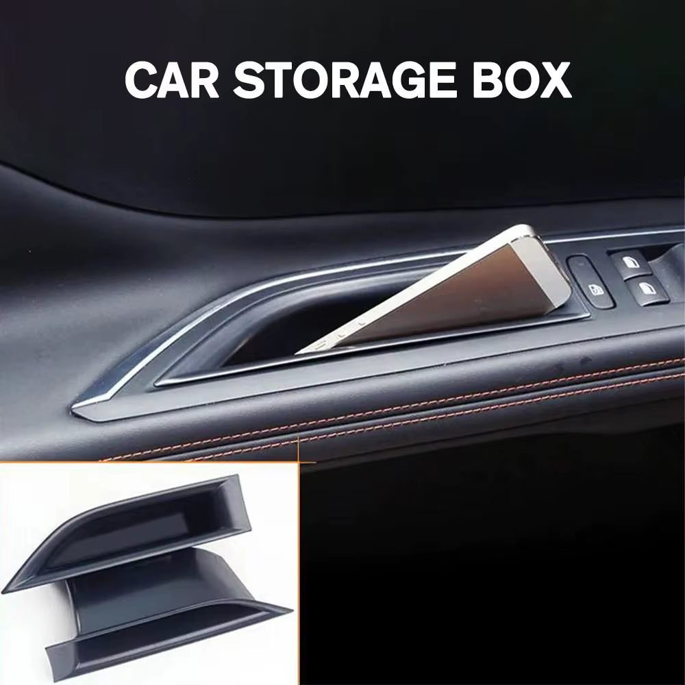 Accoudoir de poignée de porte de voiture, boîte de rangement, porte-conteneur, accessoires automatiques, KIT 3008 3008ight4008 5008 2016-20