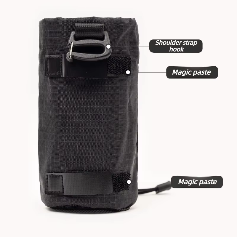 Sac à bandoulière extérieur avec support pour gourde de voyage, pochette suspendue pour bouteille d'eau, rangement pour téléphone portable, randonnée, camping, sports