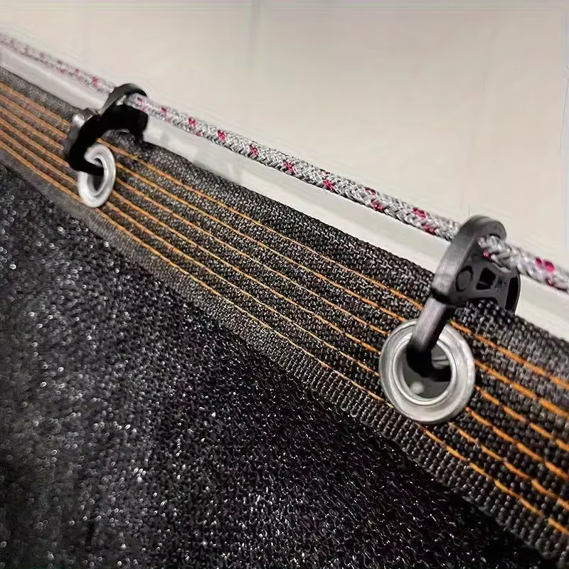 30 pinces pour tissu d'ombrage, crochets robustes pour filet d'ombrage, jardin, serre et utilisation extérieure, réglables et portables 