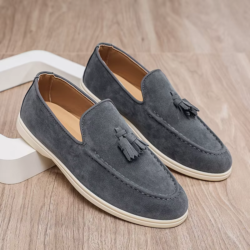 Mode hommes chaussures décontractées en daim cuir hommes classique Style britannique glands mocassins hommes en plein air conduite appartements