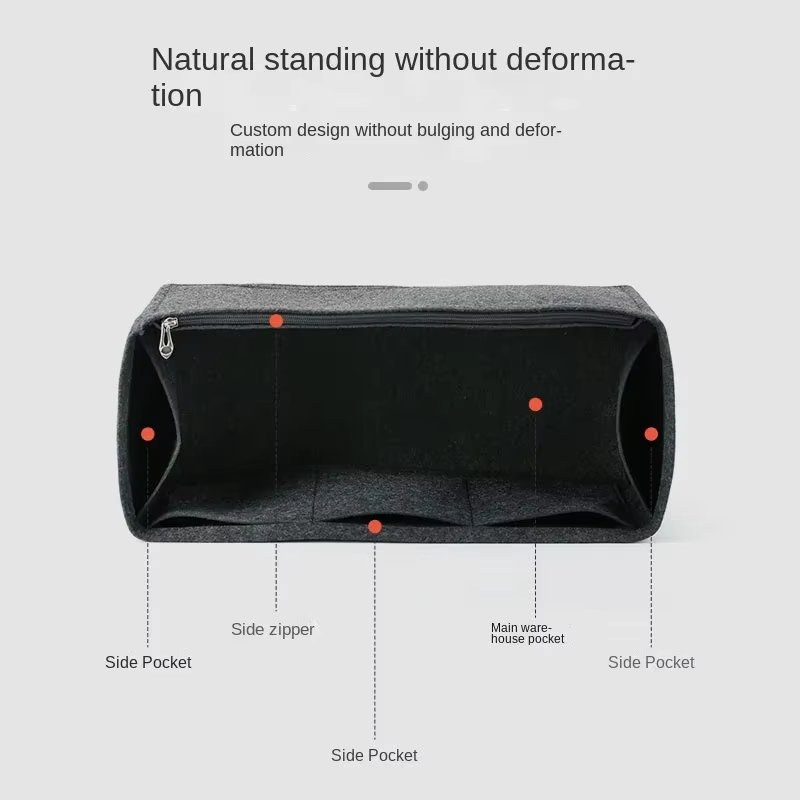 Organisateur d'insertion sac de voyage de grande capacité sac de doublure spécial pour Keepall 45 50 55 60 sac de voyage Type de traction sac doublé