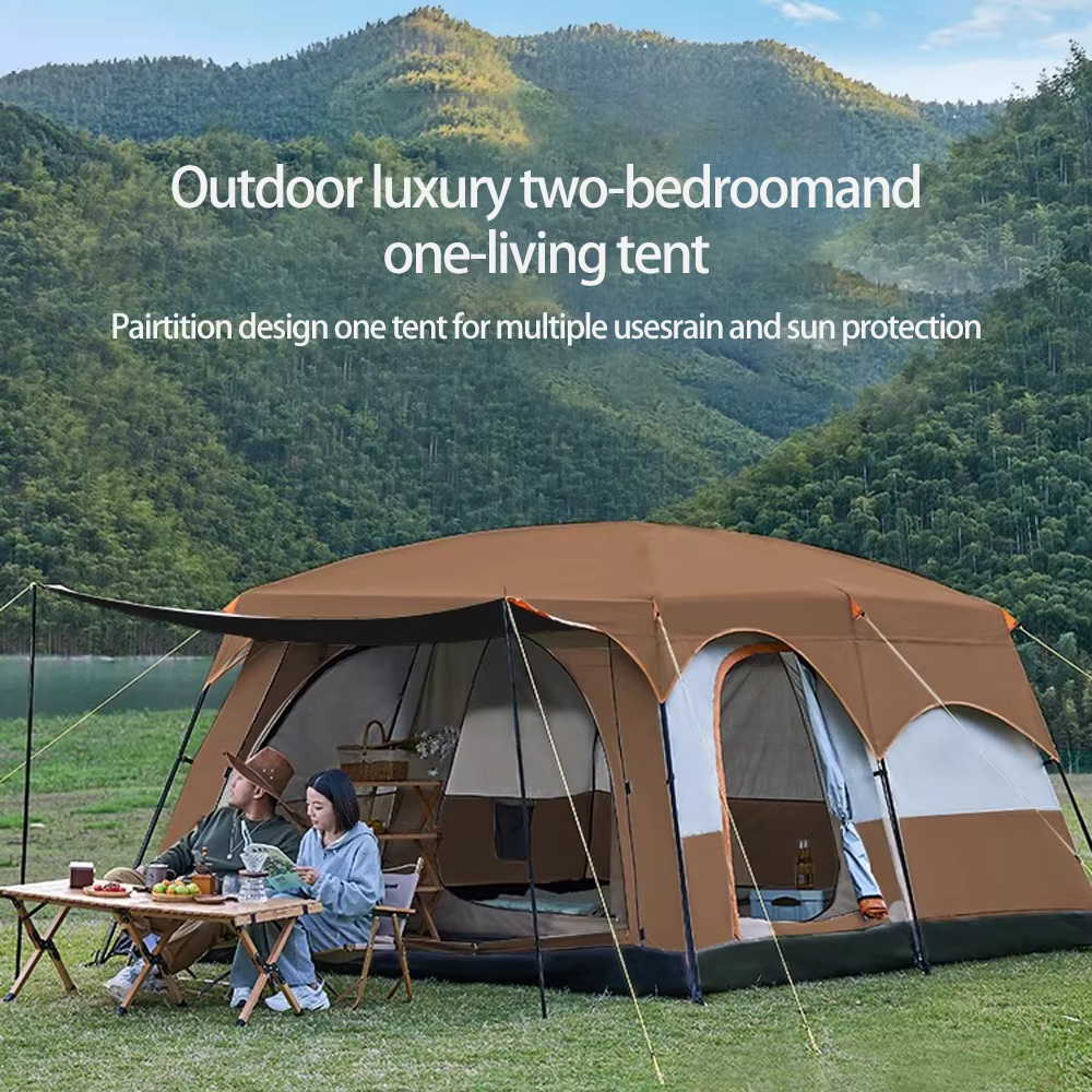 Tente familiale de Camping en plein air pour 3 à 12 personnes