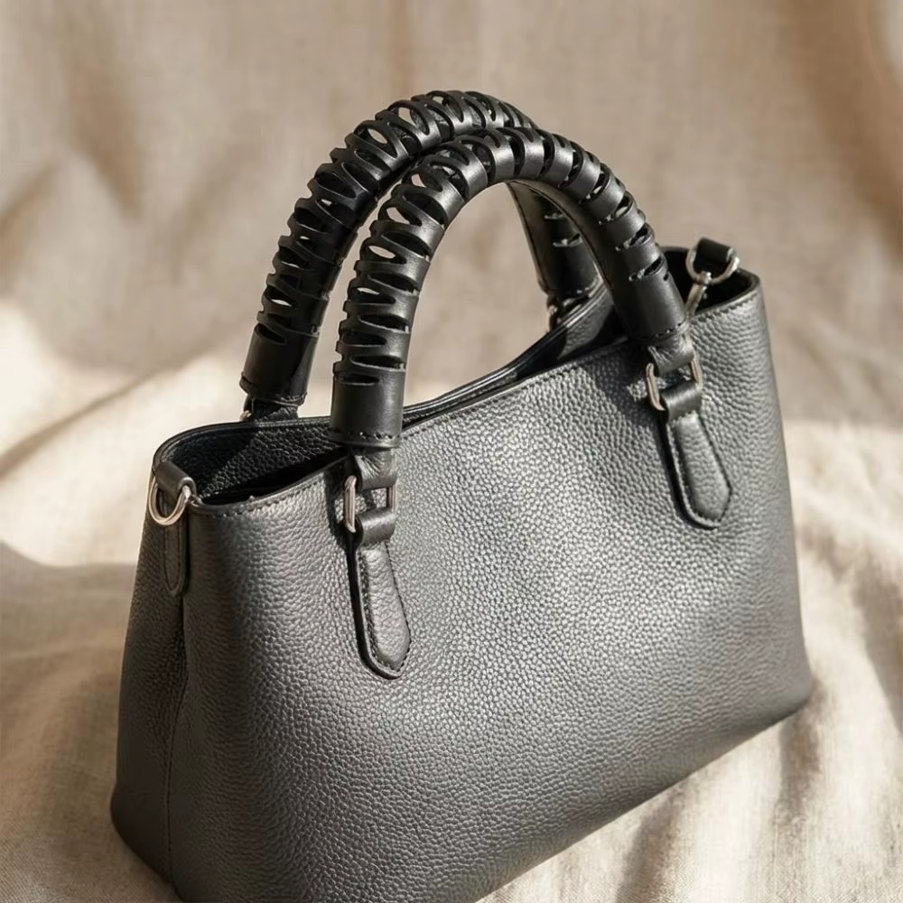 Lot de 2 protège-poignées de sac à main en cuir souple