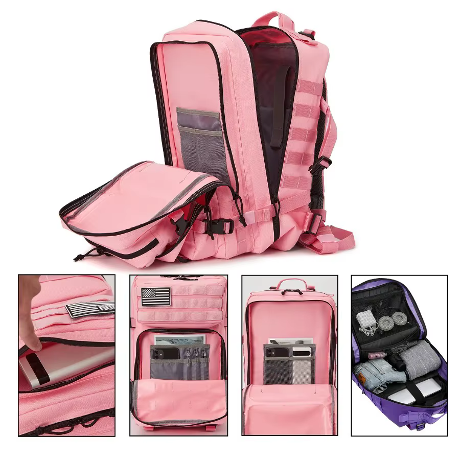 Sac à dos tactique Elite 50L/30L |   3X travail plus fort et sac à dos militaire |   Résistant et robuste |   Sac MOLLE Bug Out 3 jours