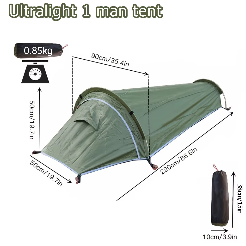 Tente ultralégère - Tente bivouac pour 1 personne