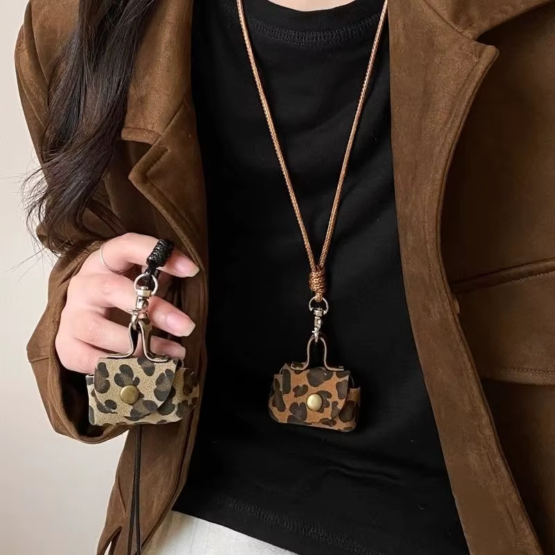 Petit sac en cuir rétro mignon pour femmes
