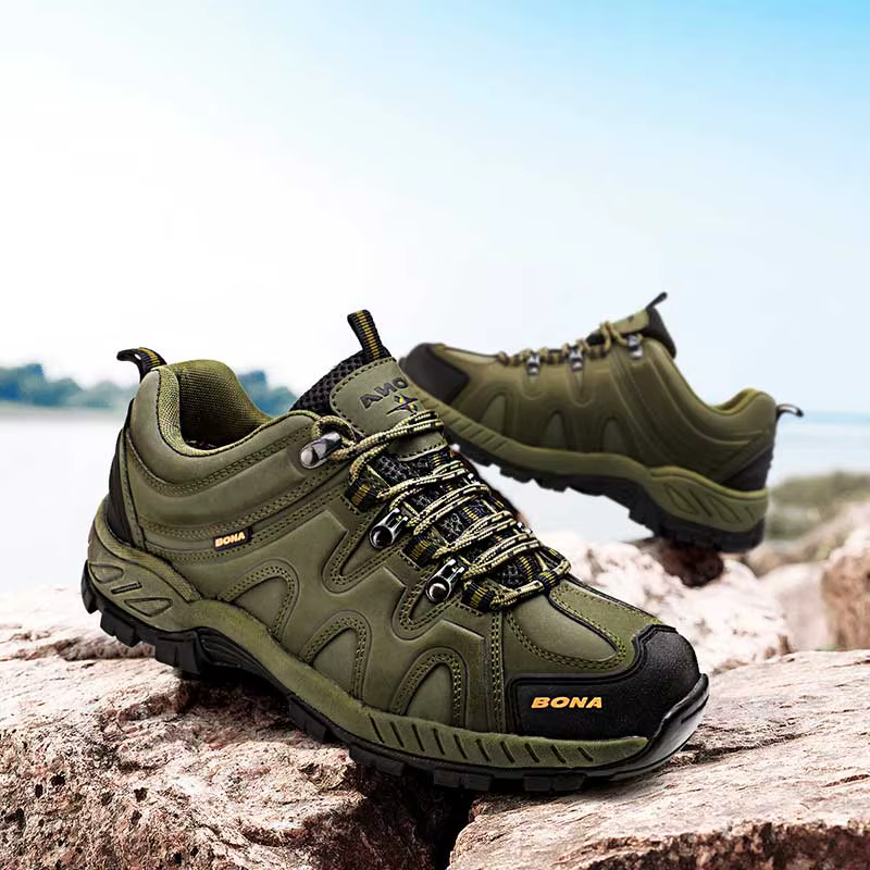 BONA nouveauté Style classique hommes chaussures de randonnée à lacets