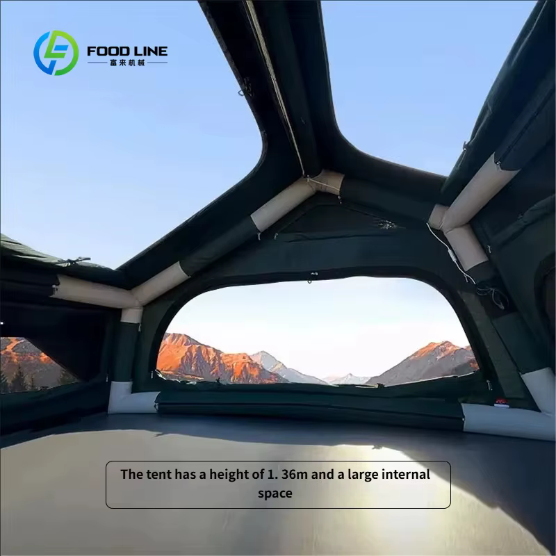 Tente de toit gonflable entièrement automatique personnalisée pour voiture compacte ou pick-up